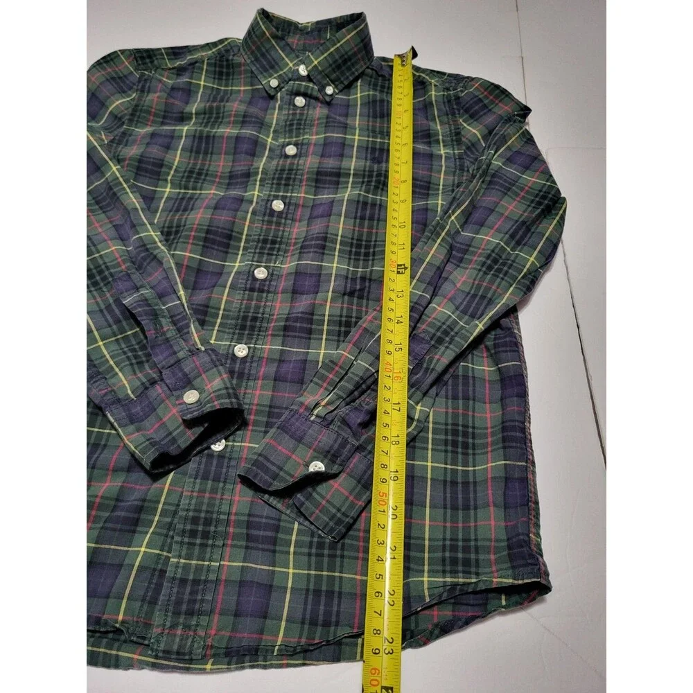 (#18) Polo Ralph Lauren Long Sleeve Button Down Size Kid's L(14-16) MULTICOLOR